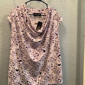 Black Label By Evan-Picone short sleeve polyester